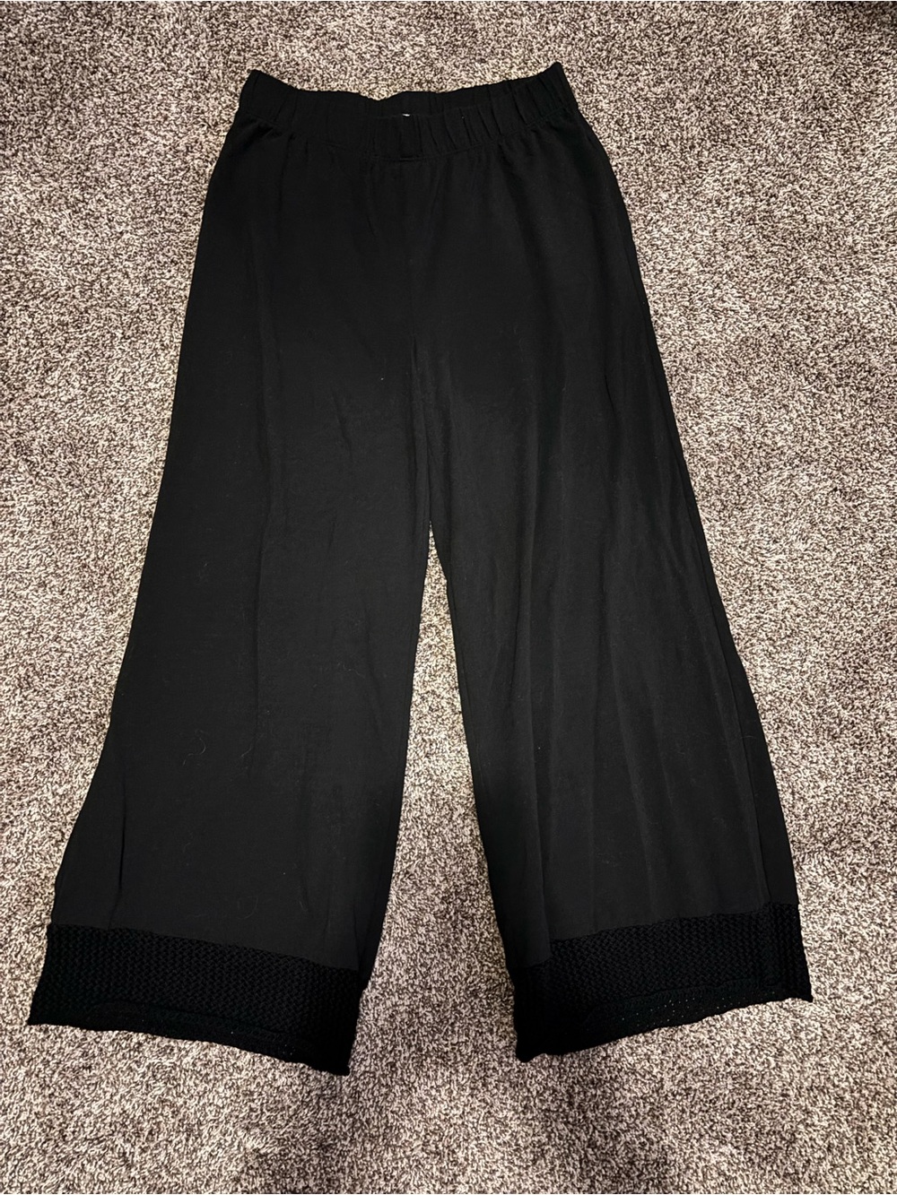 Z Supply Banyan crochet pants - Black